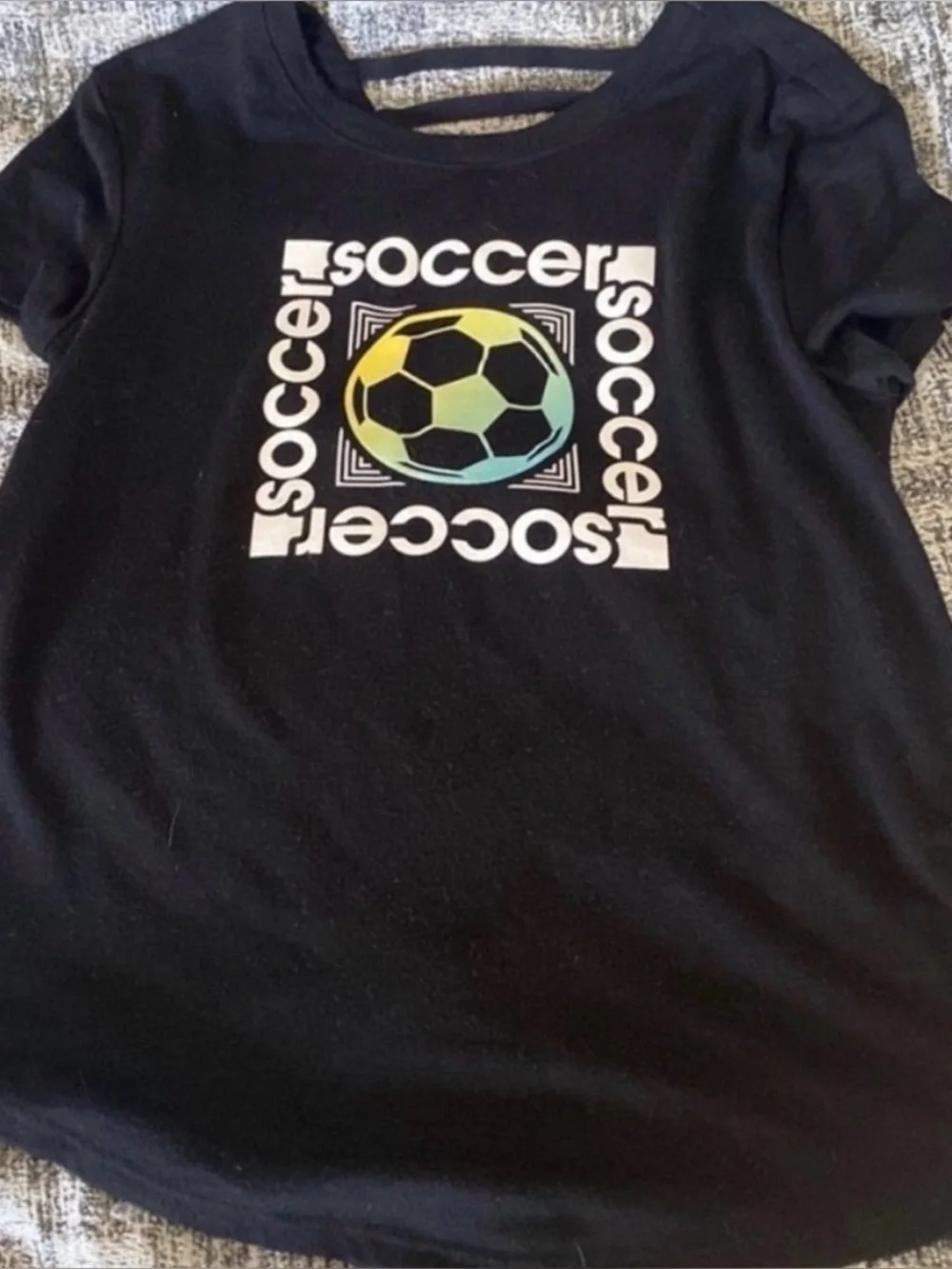 Justice Active Soccer Shirt Size 8